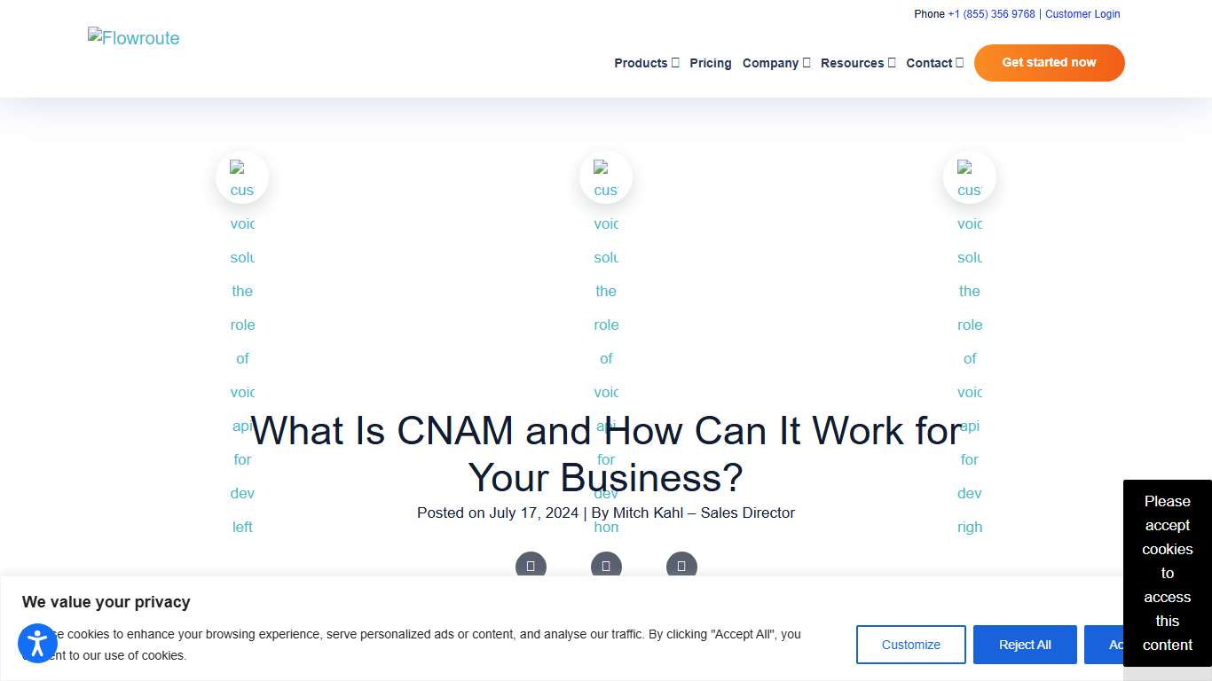 What Is CNAM? How Flowroute Helps Your Business in 2025